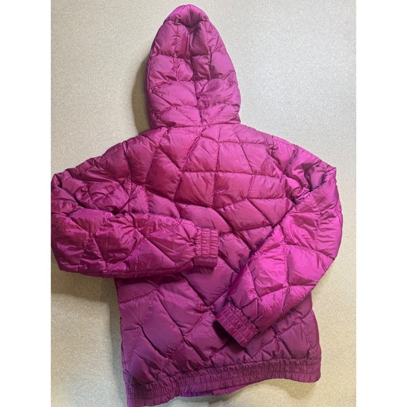 Patagonia Down Sweater Hooded Puffer Jacket‎ Lightweight Warm Pink Women's S - Picture 7 of 7